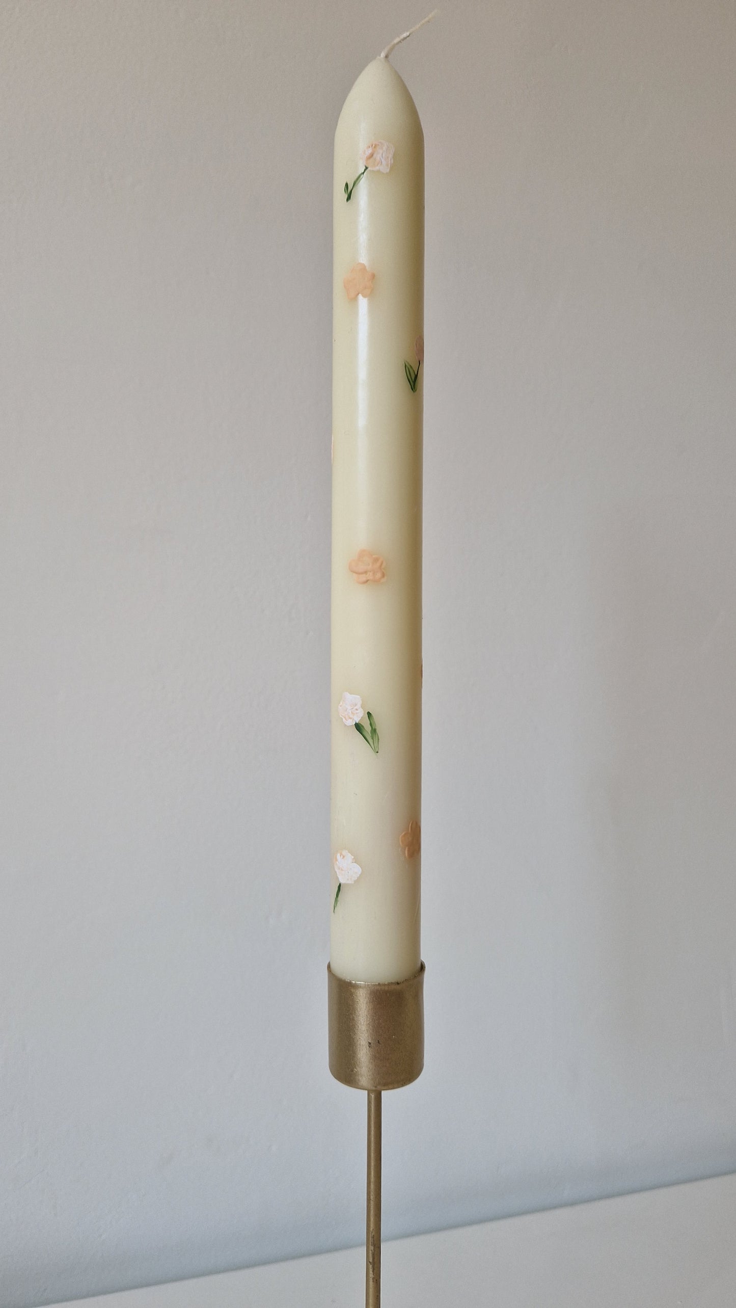 Handpainted candles