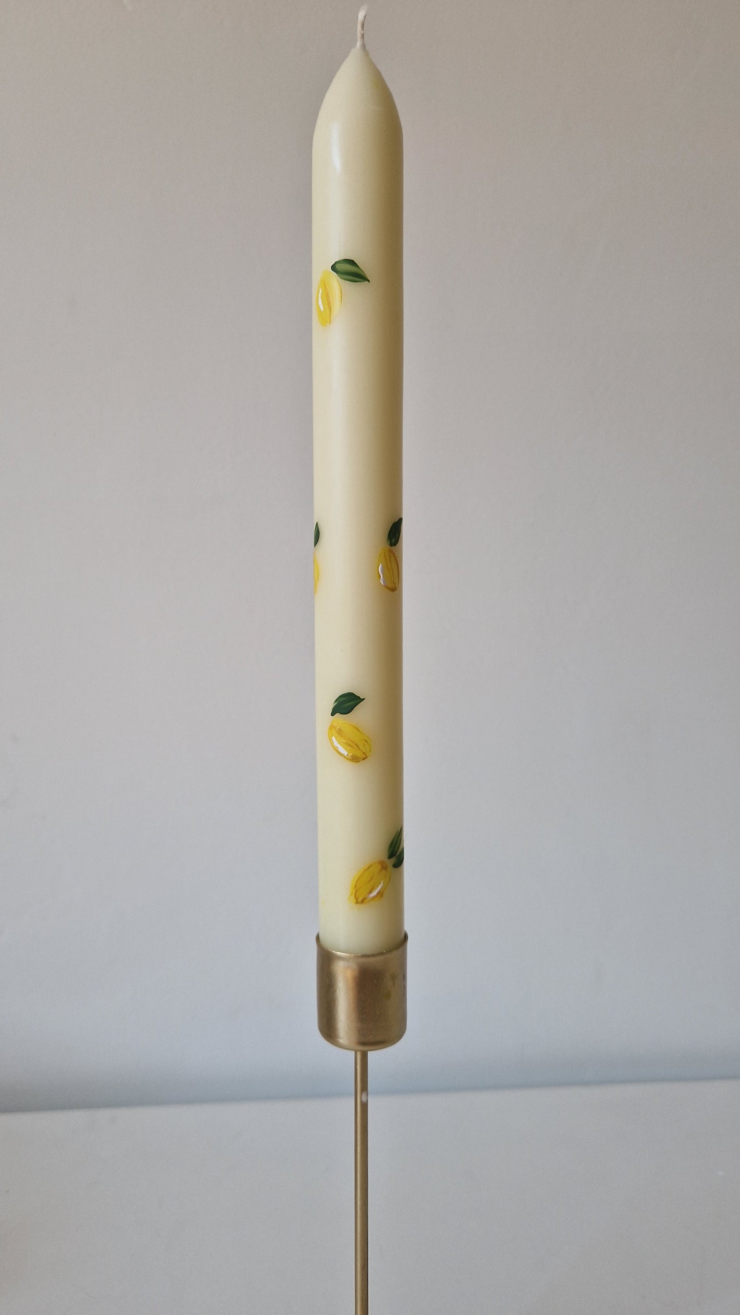 Handpainted candles