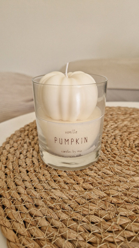 Pumpkin jarcandle