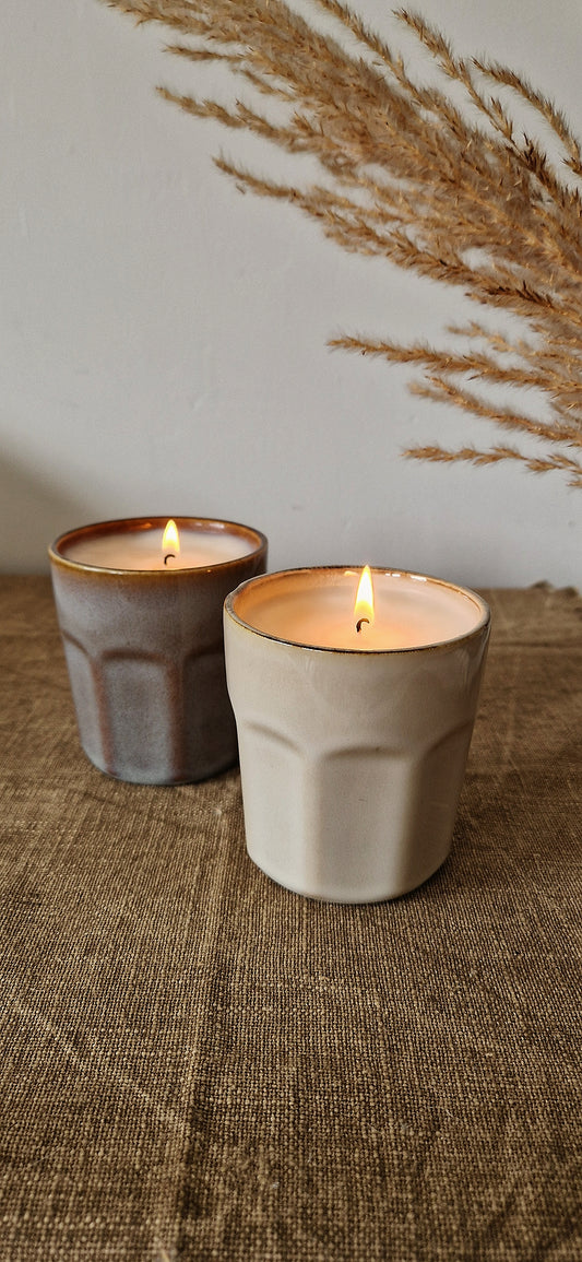 Cappuccino candle